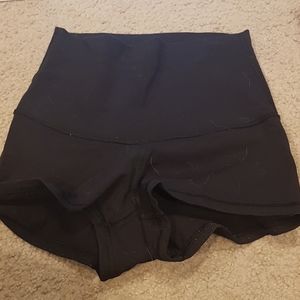 Lululemon black yoga shorts